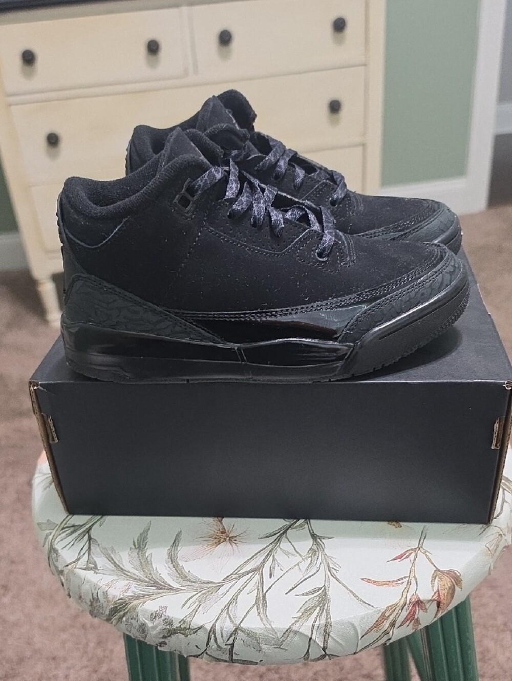 Jordan Black Little Kids' Sneakers - Picture 3 of 4